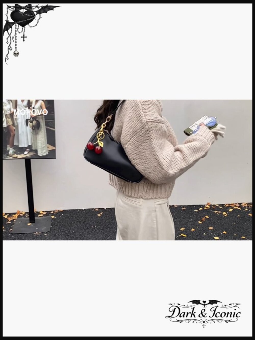 Women's Hobo Crossbody Bag With Removable Straps Clutch Purse - Picture 7 of 7